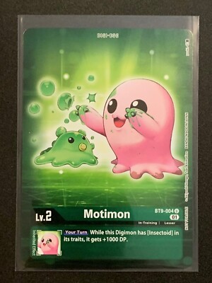 Motimon - BT9-004 U - Box Topper - X Record - Digimon TCG