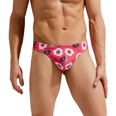 Gauvine Digital Design Kiss Thong 1012 Herren Unterwäsche String Baumwolle Slip Lippen