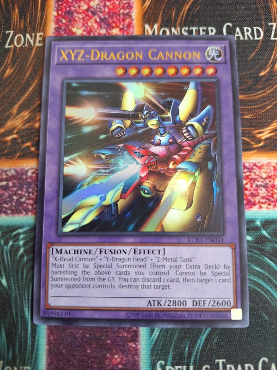 Yu-Gi-Oh! XYZ-Dragon Cannon KC01-EN034 Ultra Rare Limited Near