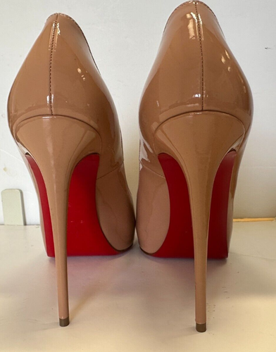 CHRISTIAN LOUBOUTIN New Very Privé 120mm Open Toe Pumps Heels UK 5 EU 38 - Picture 7 of 13