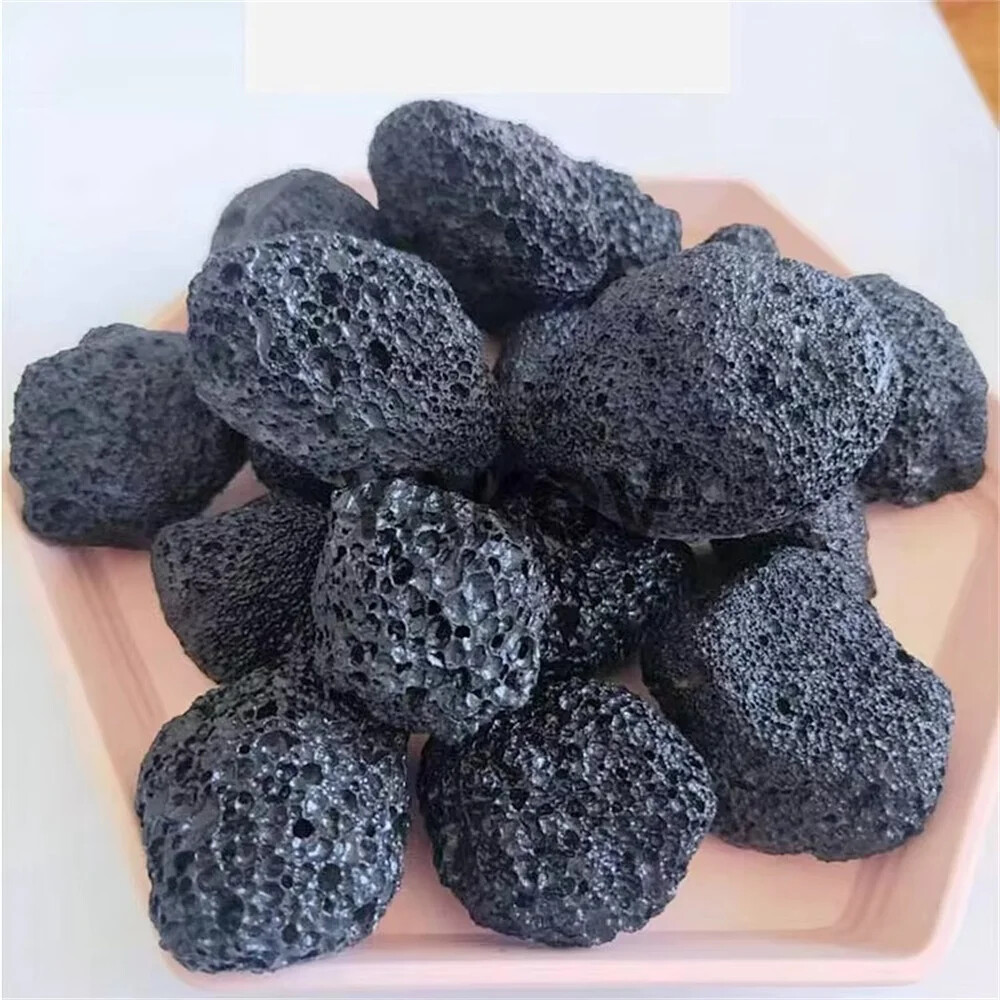 Natural Porous Black Volcanic Stone Lava Rock raw For aquarium decoration