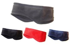 RETRO POLAR FLEECE HEADBAND thermal winter knit ear muffs hiking ski head wrap