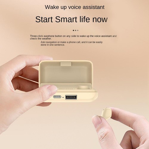 Invisible Sleep Wireless Earbuds Bluetooth 5.3 Headset Earphone Waterproof D6F5 - Zdjęcie 11 z 28