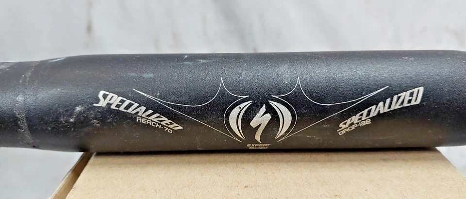 Manillar barra de caída Specialized Expert 31,8 mm 40 cm alcance 70 caída 132 ¡Envío a EE. UU.! Foto 2 de 4