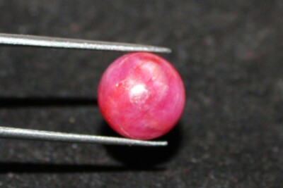 11,5mm 8,50 crt Natürlicher Roter Rubin Edelstein Rubin Cabochon Edler Rundrubin