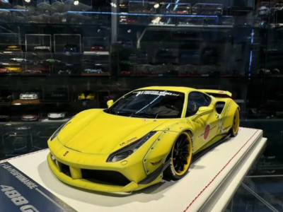 Ferrari 488 GTB LBWK (Matt Yellow Zero Fighter) [Davis & Giovanni