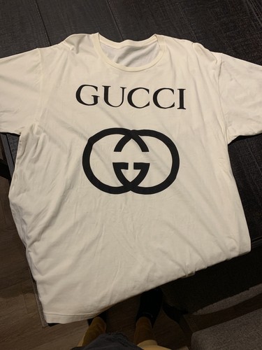 Gucci Men's Oversized T-Shirt with 