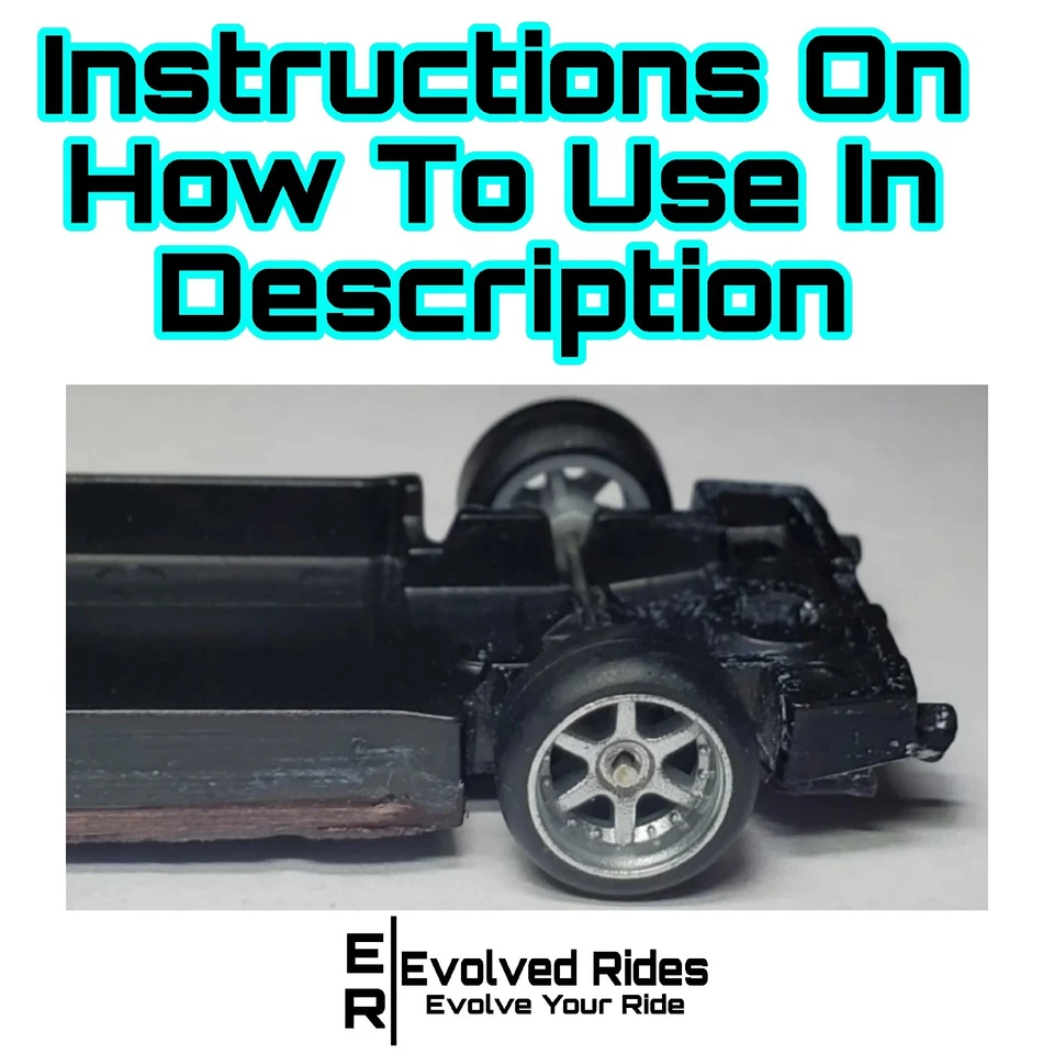 Оси премиум-класса 25 наборов 25 мм для масштаб 1/64 реставрация на заказ Real Rider - Изображение 4 из 4