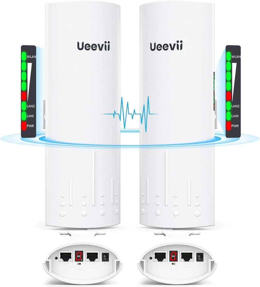 UeeVii Wireless Bridge CPE820 5.8G 1000mbps 3KM Point to Point WiFi Outdoor CPE - Image 2 of 4
