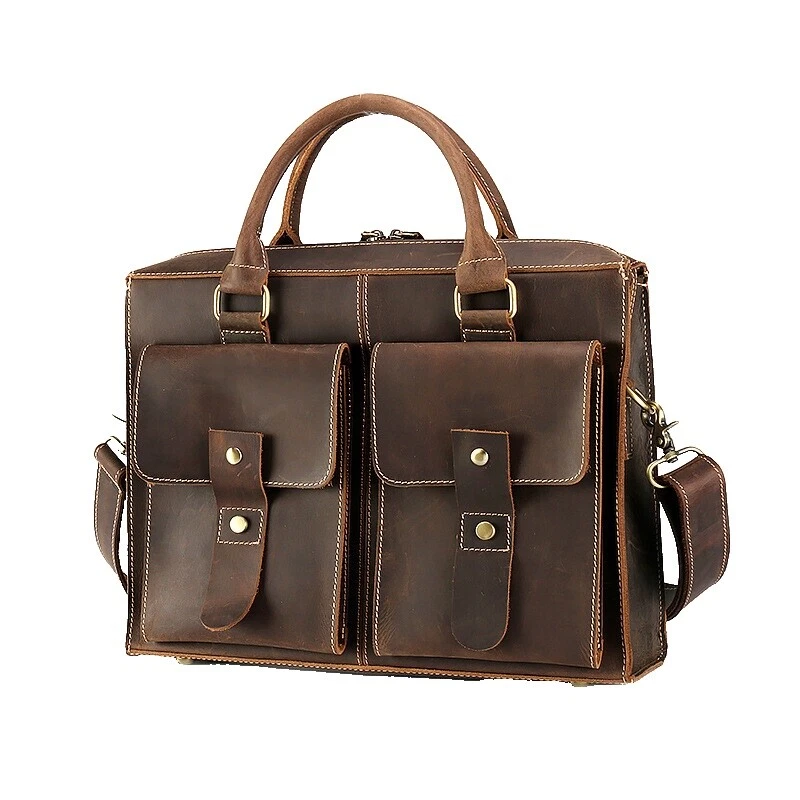 Brown Leather Tote Bags for Men