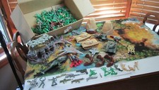 Military Lot of 336 Army FIGURES, TANKS,AIRPLANES, ARMY MEN      