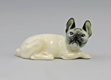 9959530 Porcellana Ens Figura Francese Bulldog Beige 10x7x11cm