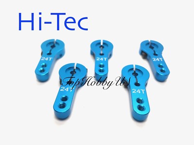 5 STCK. 24T Aluminium Servoarm Horn für Hitec RC 1:8 1:10 Modellauto (US VERKAUFEN/VERSAND)