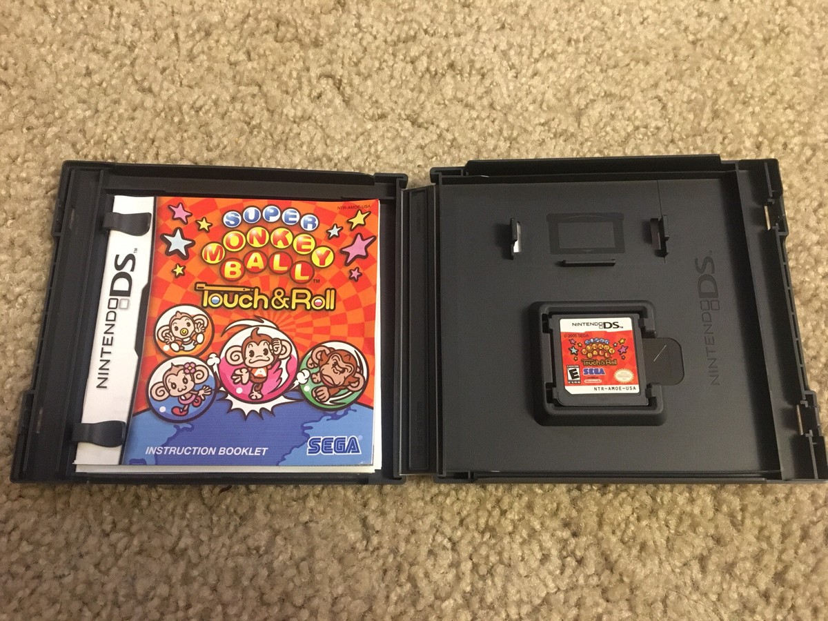 Super Monkey Ball Touch Roll (Nintendo DS, 2006) Tested Works