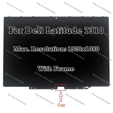 13.3" Dell Latitude E7310 2-in-1 FHD LCD Panel Touch Screen Digitizer Assembly