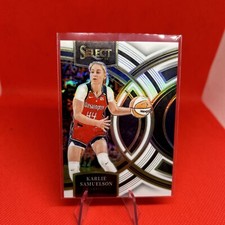 2024 SELECT WNBA KARLIE SAMUELSON /99 WHITE PRIZM MYSTICS SP #132