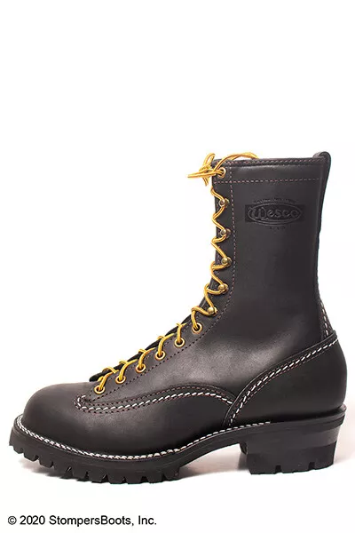 Wesco 10 Jobmaster Black Boots 100 Lug Sole BK110100