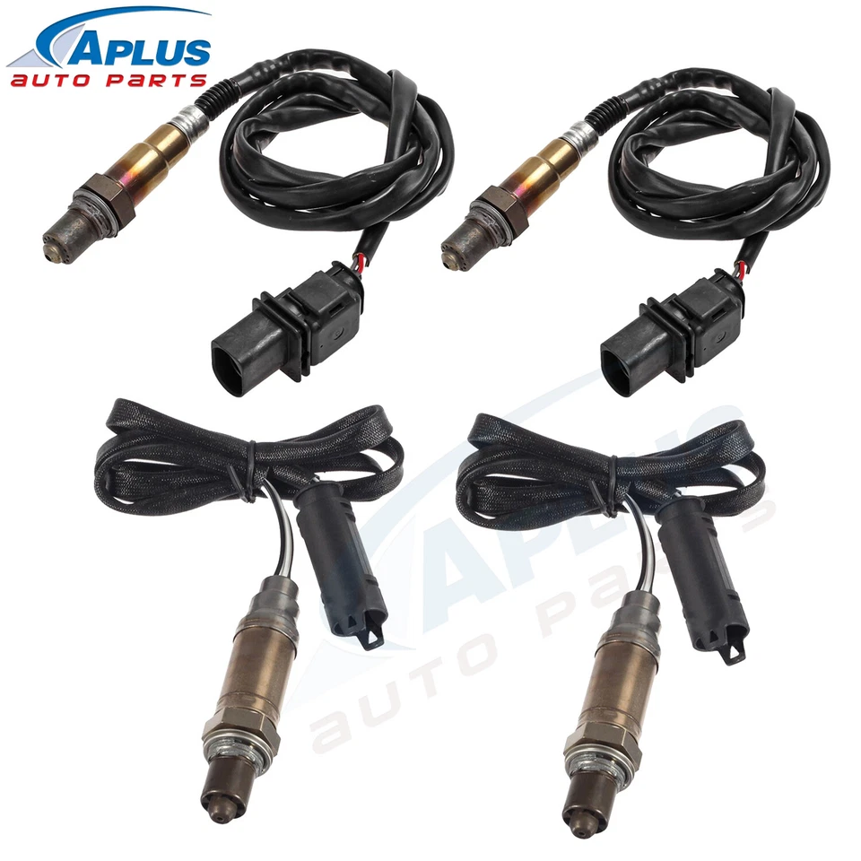 Sensor de oxígeno O2 ascendente+descendente 4 piezas para BMW 325Ci 325i 525i 2,5 L 330Ci 330i 3,0 L Foto 2 de 4