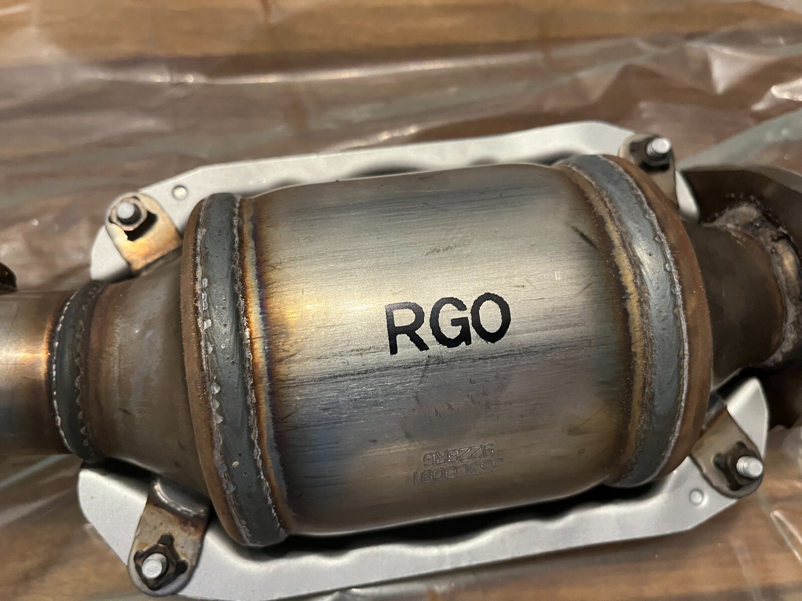 Honda Jazz Exhaust Catalytic Converter NEW GENUINE 1815058RG00 C6B eBay