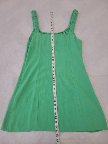Urban Outfitters Archive Womens Cherie Dress Size L Green - Picture 9 of 10