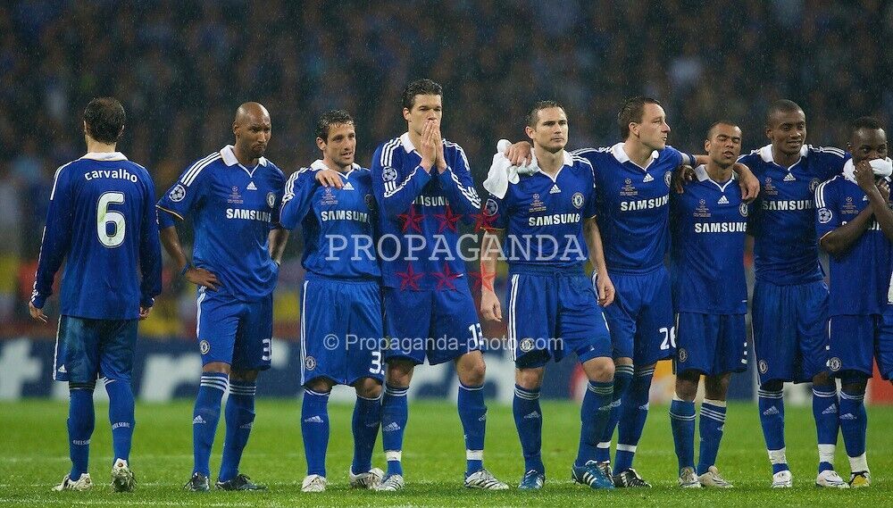 MEN'S FC CHELSEA 2007/2008 LAMPARD #8 UEFA SOCCER FOOTBALL SHIRT
