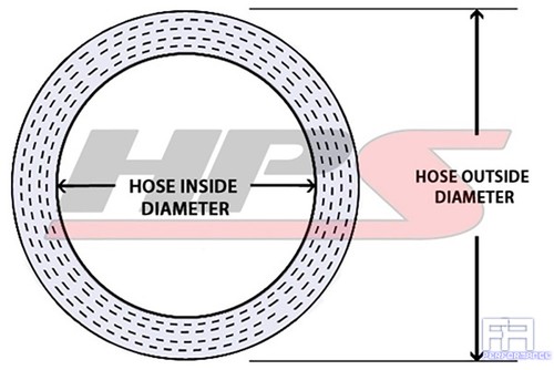 1Feet HPS 3/8" 9.5mm High Temp Reinforce Silicone Heater Hose Tube Coolant Black - Picture 2 of 2