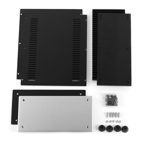 Leistungsverstärker-Metallgehäuse Aluminum Case for DIY Amplifier Enclosure BOX - Bild 8 von 8