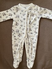 Baby Kleidung Größe 62 Strampler Weiß mit ...
