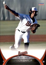 2016 Bowie Baysox Choice #10 Jason Garcia Land O'Lakes Florida FL Baseball Card