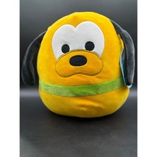 Disney Pluto Squishmallows Kellytoy 10" Plush Stuffed Animal Dog w/ Hang Tag