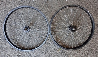 Paar BMX Laufräder 20'' Freestyle Aluminium 36 Speichen ETRTO 406 Naben für Pegs