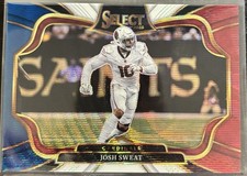 2025 Panini Select - Field Level Josh Sweat #424 Tri-Color Prizm /99 Cardinals