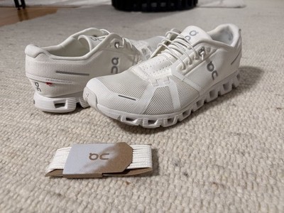 On Cloud 5 Herren Sneaker Gr. 44 Weiß   Guter Zustand