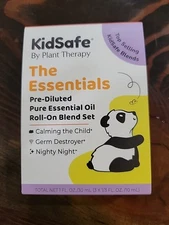 Kidsafe By Plant Therapy The Essentials Pre Diluted Roll On Oil Set