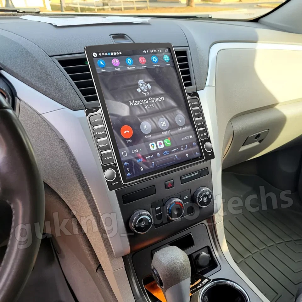 Radio estéreo GPS para automóvil automático Apple CarPlay Android para Chevrolet Traverse 2009-2012 Foto 2 de 4