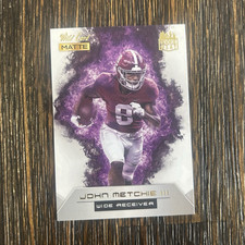 Wild Card 2022 MATTE John Metchie III #RH-14 Rookie Heat Rookie Insert Card. rookie card picture
