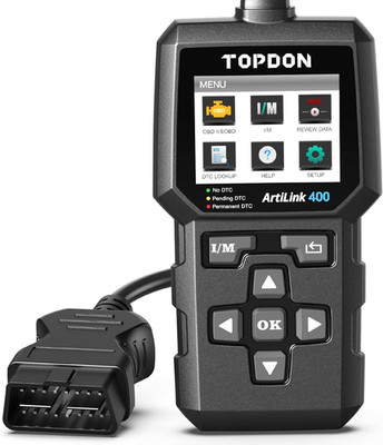 AL400-E OBD2 Scanner, OBD2 Codeleser Diagnosegerät zur Überprüfung der Motorbeleuchtung/SMO