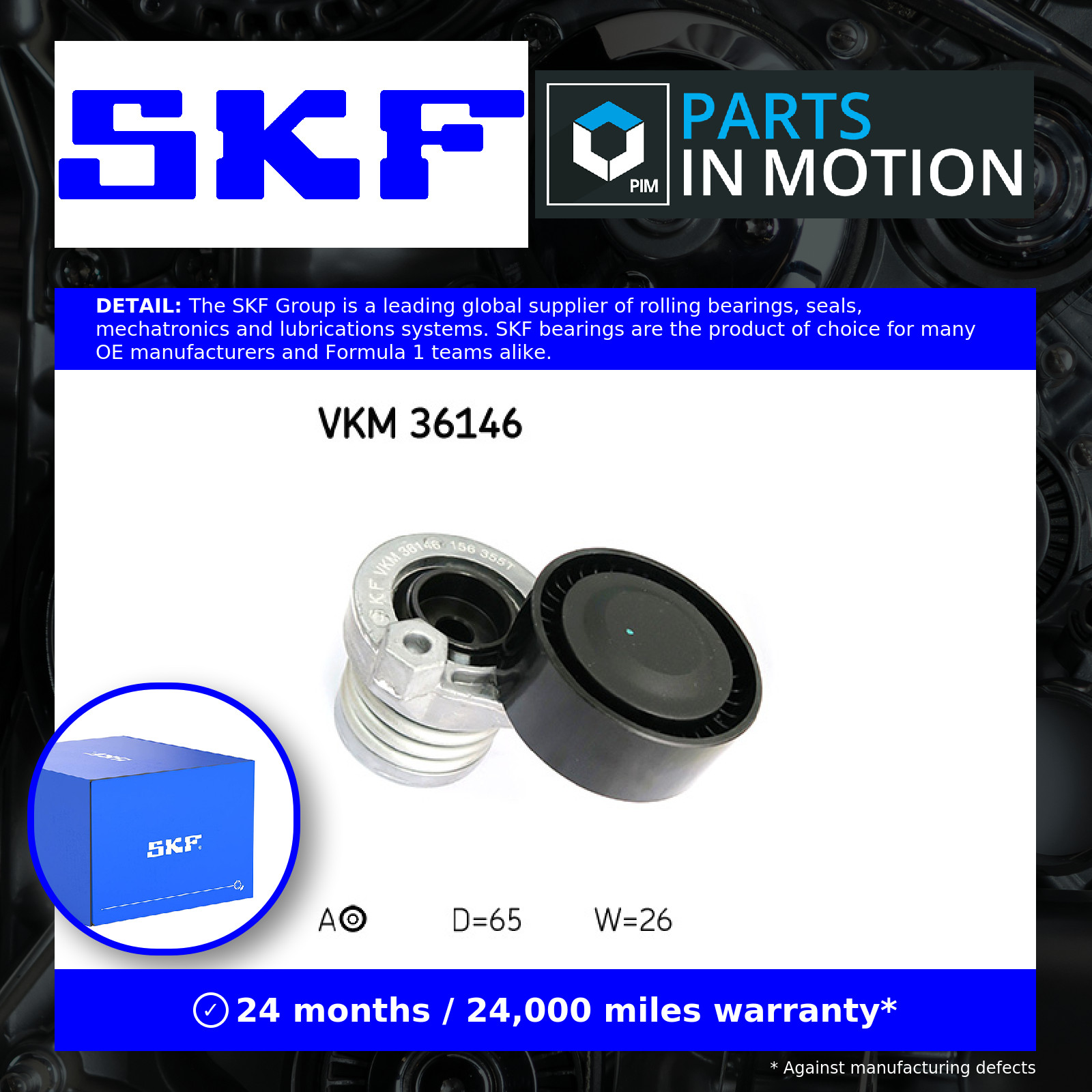 Fits SKF VKM 36146 BELT TENSIONER UNIT ⭐UK Stock⭐ - Image 4