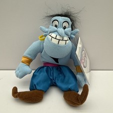 Vintage The Disney Store Aladdin Genie Bean Bag Plush New With Tag