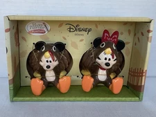  New Disney Mickey & Minnie Turkey Ceramic Salt & Pepper Shaker Set