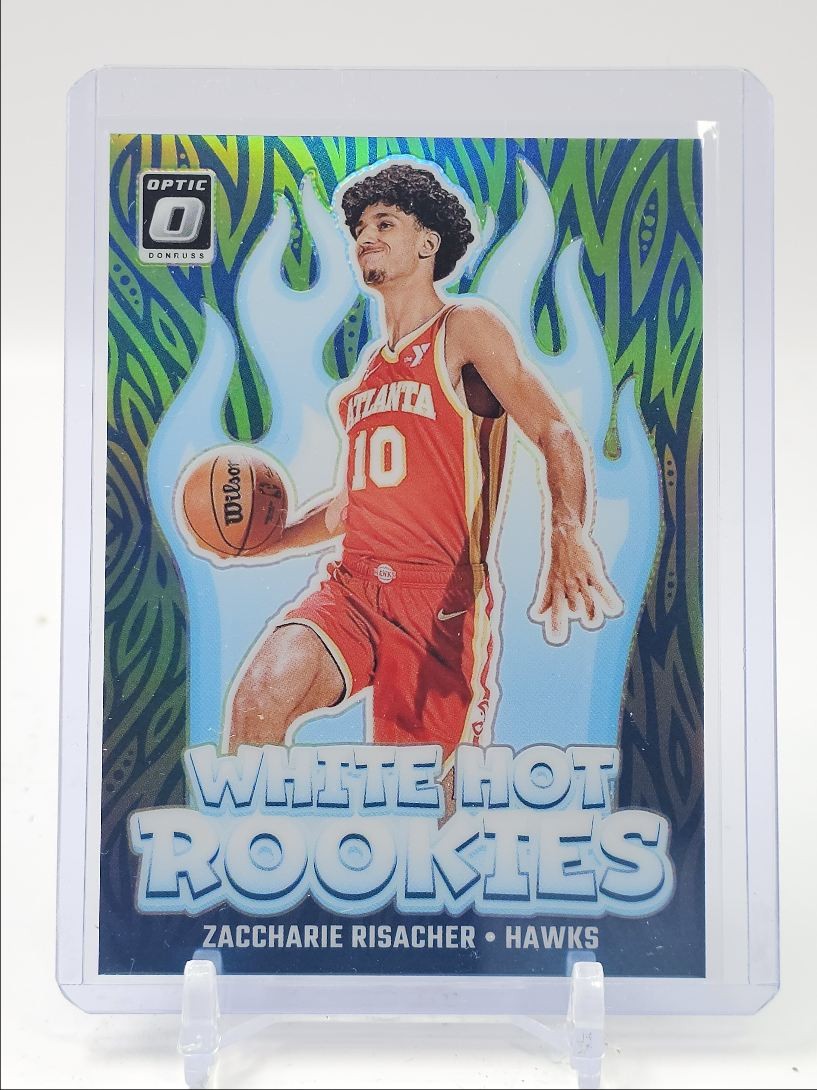 ZACCHARIE RISACHER 2024-25 OPTIC WHITE HOT ROOKIES LIME GREEN RC /199 Q3465