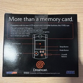 SEGA Dreamcast VMU Blue *NEW, FACTORY SEALED!!*