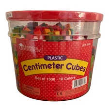 Learning Resources Centimeter Cubes Set