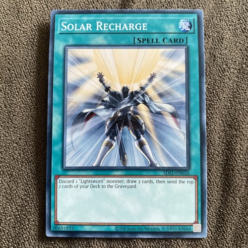 Solar Recharge SDLI-EN026 — YuGiOh Structure Deck: Realm of Light Yu-Gi-Oh! card