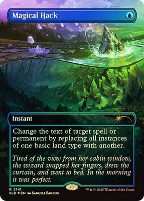 1x NM FOIL Magical Hack MTG Secret Lair Dandan 2141 SV