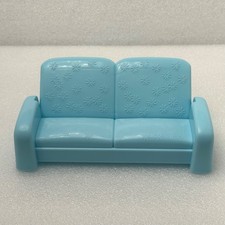 Barbie Talking Townhouse 2002 Mattel Replacement Blue Couch Fold Out Vintage