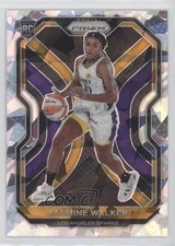 2021 Panini Prizm WNBA Ice Prizm Jasmine Walker #95 0q3
