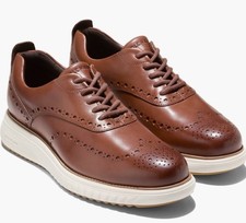 Men's OXFORDS Cole Haan ZEROGRAND EON WINGTIP - BROWN/ WOODBURY/IVORY