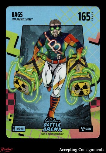 2026 Bo Jackson Battle Arena Glow 80's Rad #RAD151 Jeff Bagwell Bags