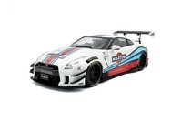 Solido Nissan GT-R R35 Liberty Walk Martini 1:18 Modellauto